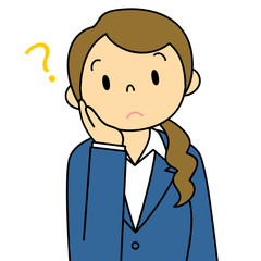 女性　OL　事務員　疑問
