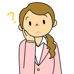 女性　OL　事務員　疑問