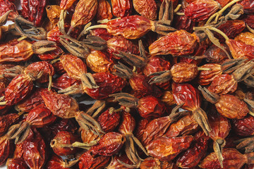Dried dogrose berries