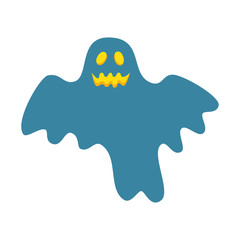 happy halloween ghost character