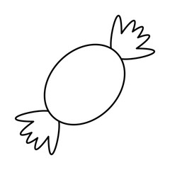 sweet candy isolated icon