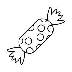 sweet candy isolated icon