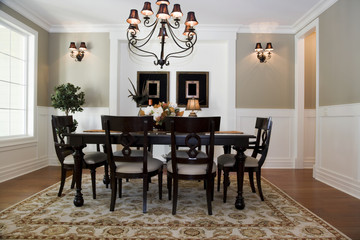 dining room with table and chairs