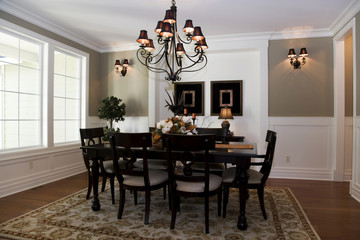 dining room with table and chairs