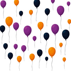 balloons helium floating pattern