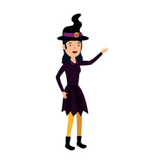witch halloween costume character