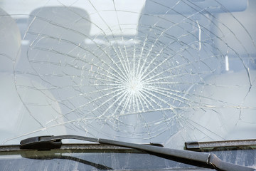 Cracks in the windshield
