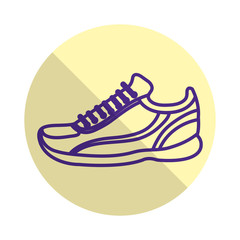 shoe runner tennis icon