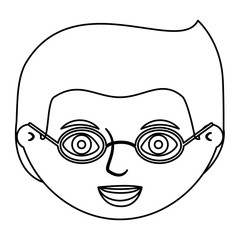 Isolated grandfather cartoon design