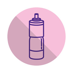 water bottle isolated icon