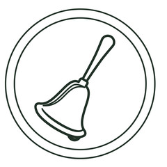 Bell of Christmas season design