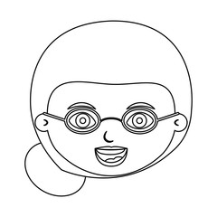 Fototapeta premium Isoalated grandmother cartoon design