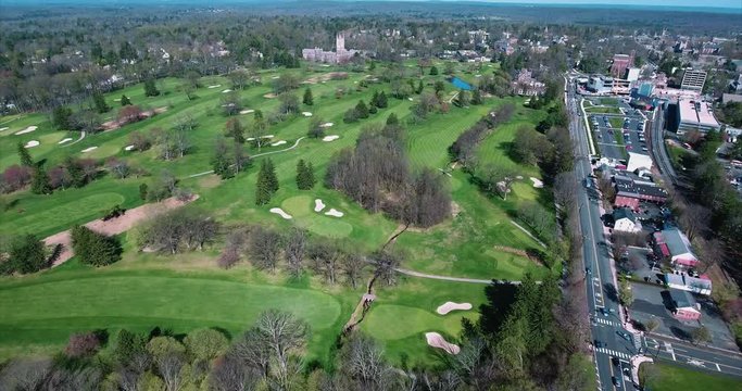 Aerial of Princeton, New Jersey