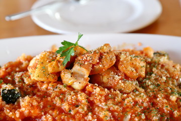 チキンリゾット