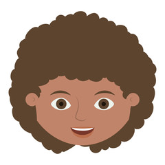 Isolated boy cartoon design