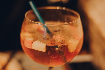 Glass of sangria