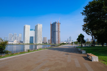 Fototapeta premium 東京 豊洲 春海橋公園