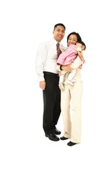 family just got home from work