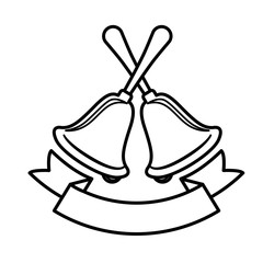 Bell of Christmas season design