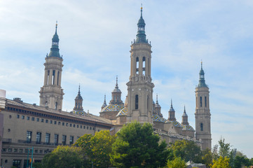 Fototapeta premium Fiesta del Pilar Zaragoza 2018