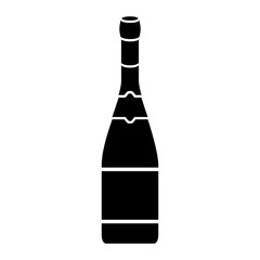 Isolated alcohol bottle design