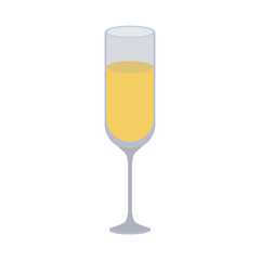 Isolated cup of alcohol design
