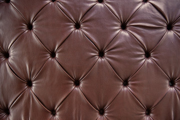 sofa brown leather cozy texture pattern for background