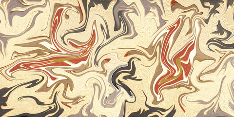 colorful liquid oil paint wave texture background, - 227744839