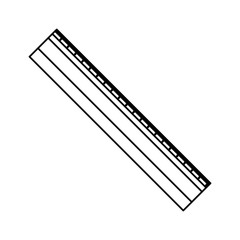 Isolated ruler of school design