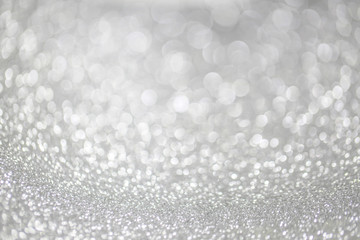 Abstract silver glitter background