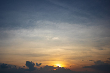  Beautiful Blurred sky color sunset for background