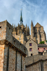 Fototapeta na wymiar Impressionen von Le Mont-Saint-Michel , Bretagne , Frankreich 