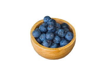 blueberry fruit isolated on white background