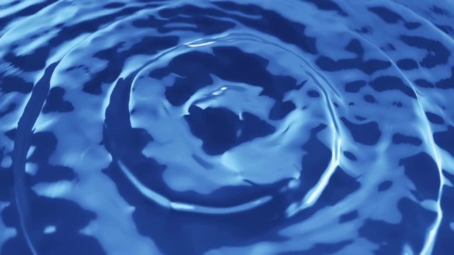 Abstract background with swirl of crystal glass and glassed drops or clean water. Animation of seamless loop.