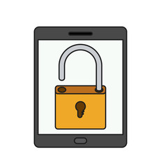 Padlock and tablet of security system design