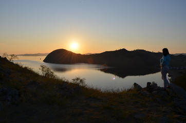 Sunset Baikal