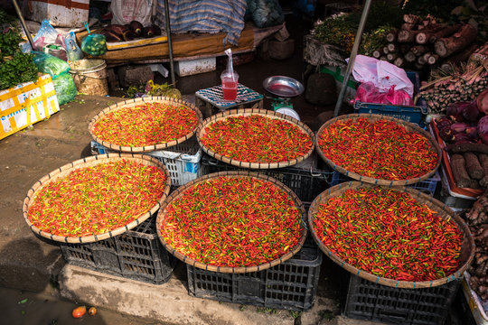 Laos - Markt in Luang Prabang