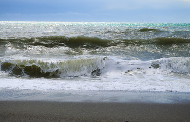 surf in playa de la herradura, Granada