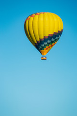 A hot air balloon