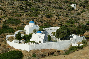Naklejka premium Sifnos, les Cyclades