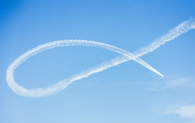 Acrobatic exhibicion in flight