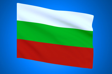 Obraz premium national flags of the world and states of various colors textiles silk background