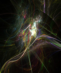 Ethereal Light Abstract Colors