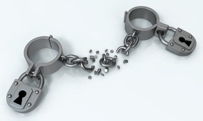 Shackles Sealed Metal Break