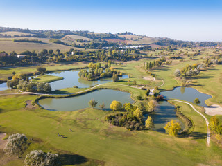 Fototapeta premium Golf course in the countryside