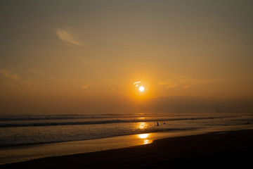 Sunset at Shonan Beach, Japan