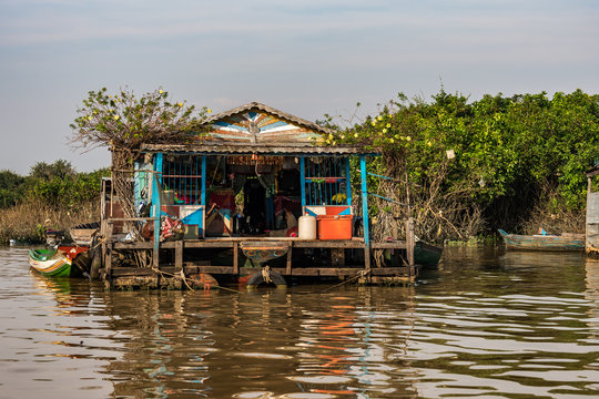 Kambodscha - Siem Reap - schwimmende Dörfer auf dem Tonle Sap