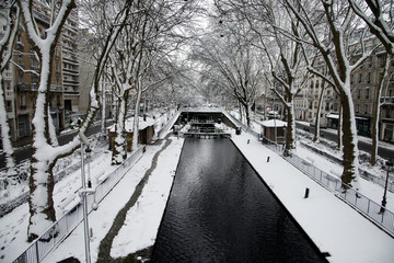 Paris sous la neige 2018