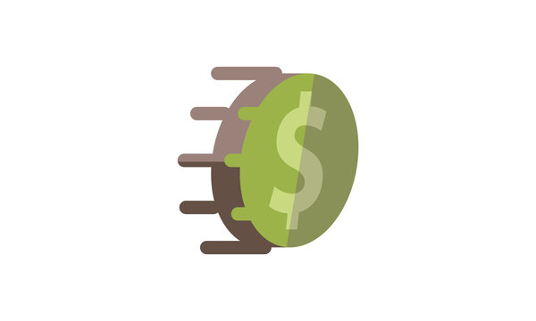 Money Template Flat Icon Isolated