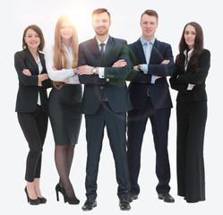 Fototapeta na wymiar group portrait of successful business team
